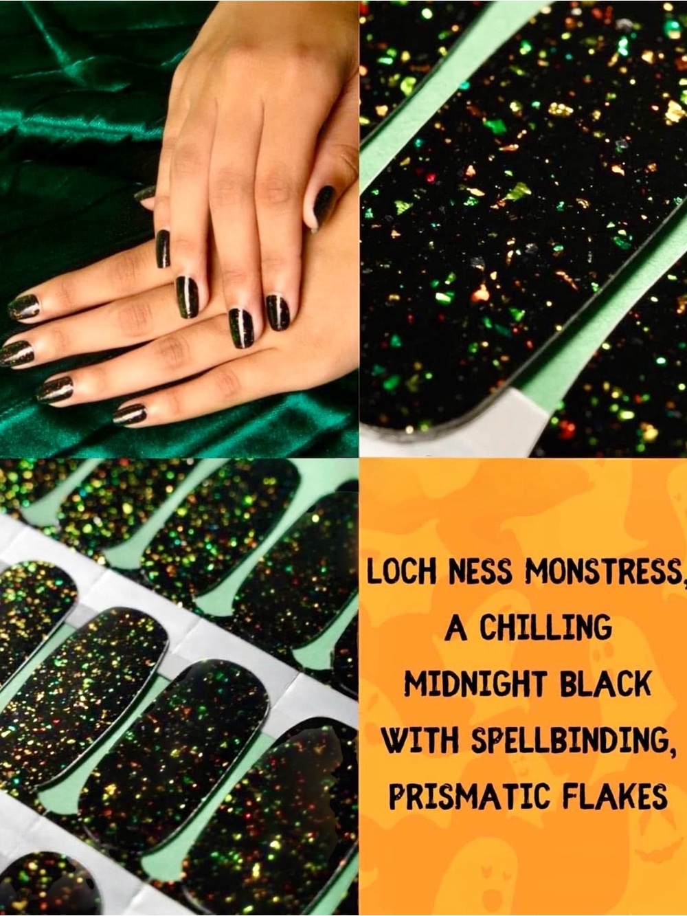 Color Street Retired Loch Ness Monstress Nail Strips